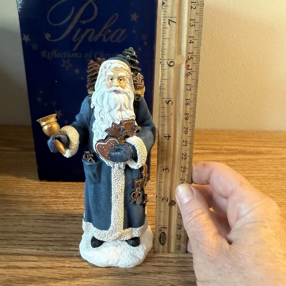 Pipka Figurine & Box Gingerbread‎ Santa 6.5